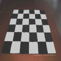 Tapis de moquette tapis tapis noir et blanc